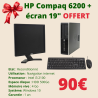 PACK COMPLET - Ecran 19" + HP 6200 + Clavier/Souris